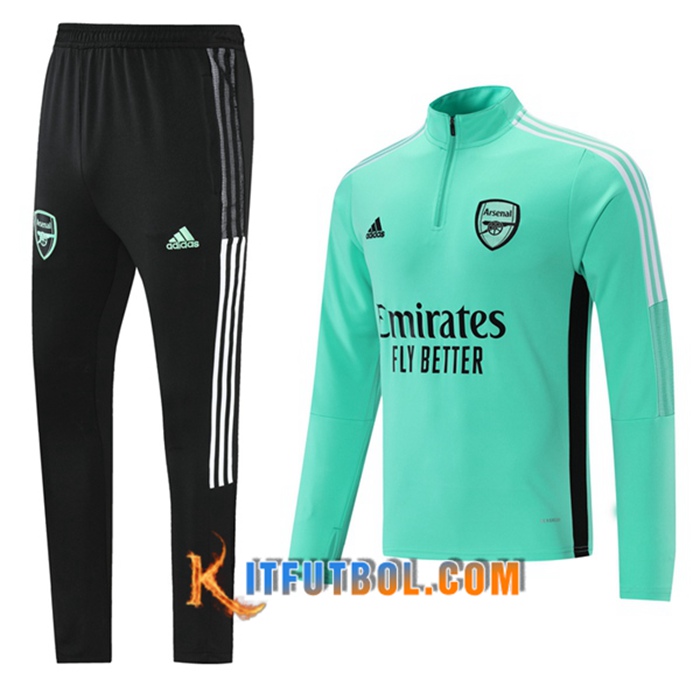 Chandal Equipos De Futbol FC Arsenal Verde/Negro 2021/2022