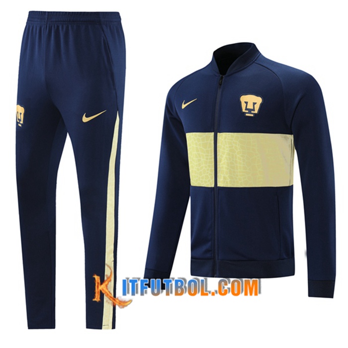 Chandal Equipos De Futbol - Chaqueta Pumas UNAM Azul Marino 2021/2022