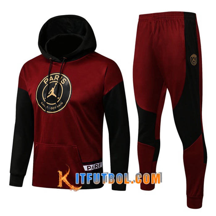 Chaqueta Con Capucha Chandal Jordan PSG Marron 2021/2022