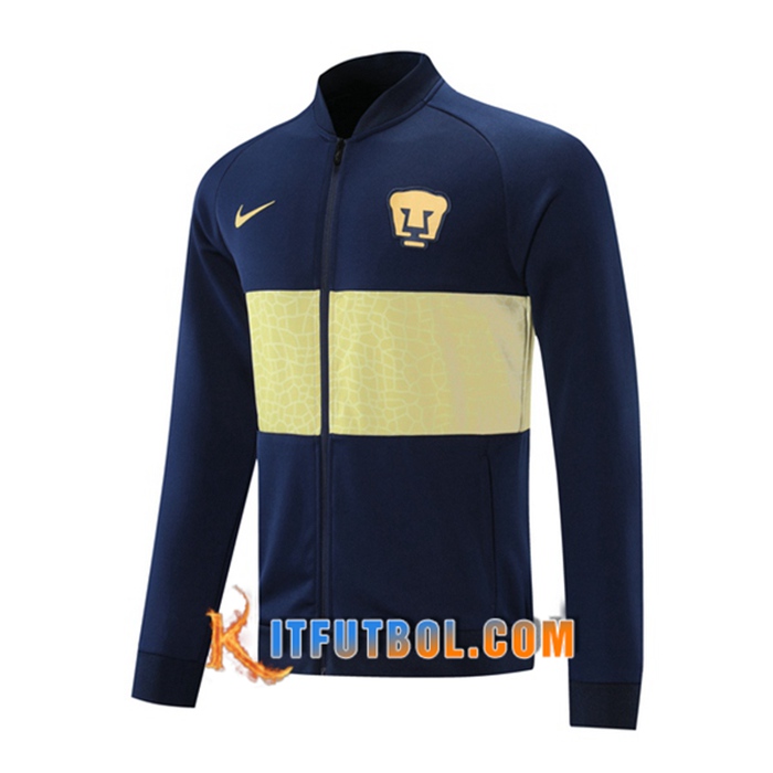 Chaquetas Futbol Pumas UNAM Azul Marino 2021/2022
