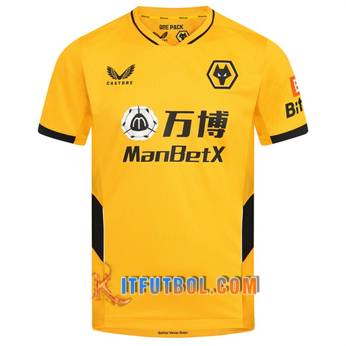 Camiseta Futbol Wolves Titular 2021/2022