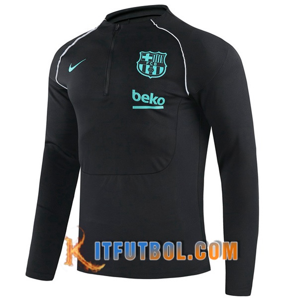 Nueva Entrenamiento Sudadera FC Barcelona Negro 20/21