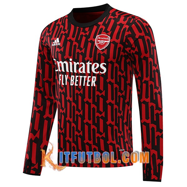 Nueva Entrenamiento Sudadera Arsenal Roja/Negro 20/21