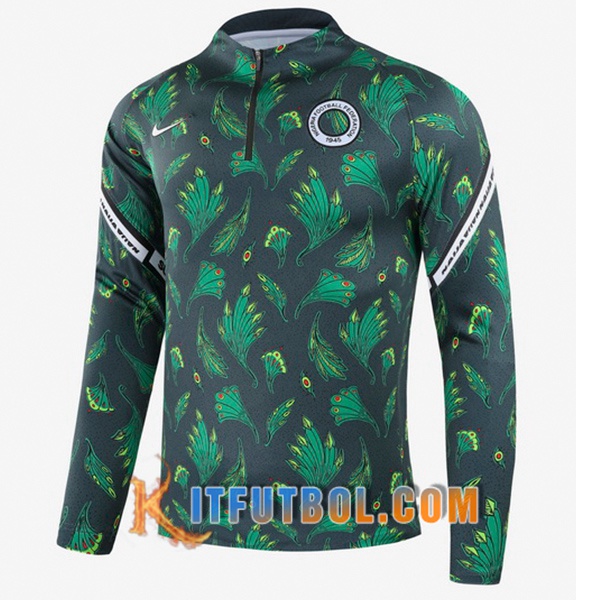 Nueva Entrenamiento Sudadera Nigeria Verde 20/21