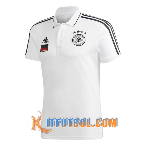 Nueva Polo Futbol Alemania Blanco 20/21