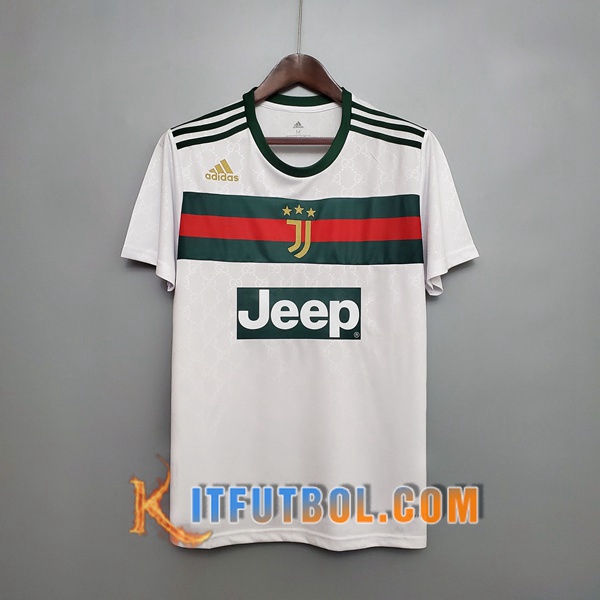 Camisetas de entrenamiento Juventus Blanco/Verde 20/21