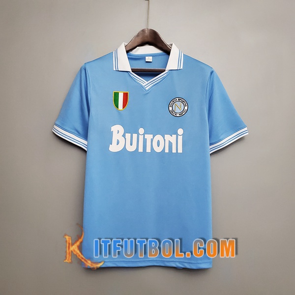 Camiseta Futbol SSC Napoles Retro Primera 1986/1987