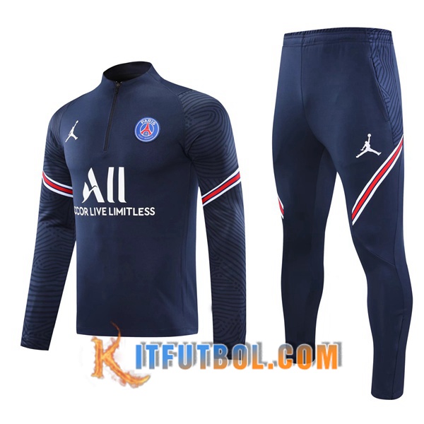 Nueva Chandal Futbol + Pantalones Jordan PSG Azul Marin 20/21