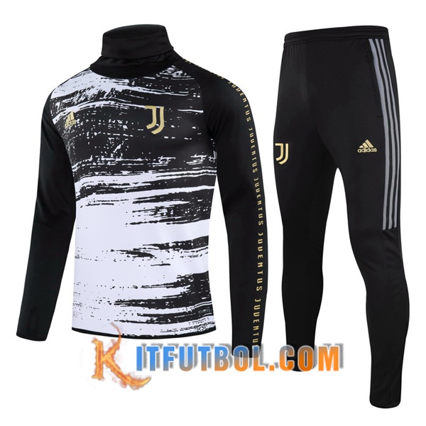Nueva Chandal Futbol + Pantalones Juventus Blanco/Negro 20/21