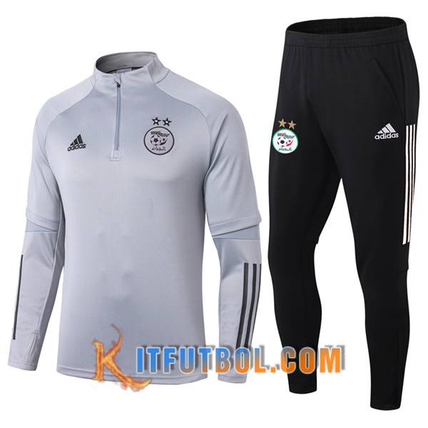 Nueva Chandal Futbol + Pantalones Argelia Gris 20/21