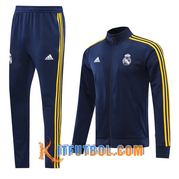 Nueva Chandal Futbol - Chaqueta + Pantalones Real Madrid Azul Marin 20/21