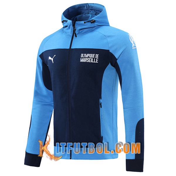 Nueva Chaqueta Con Capucha Marsella Azul Marin 20/21