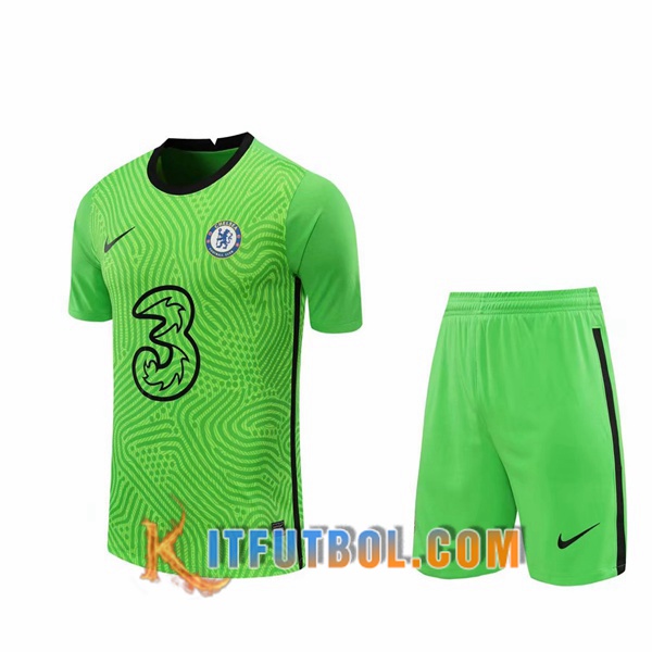 Camiseta Futbol FC Chelsea Portero Verde 20/21