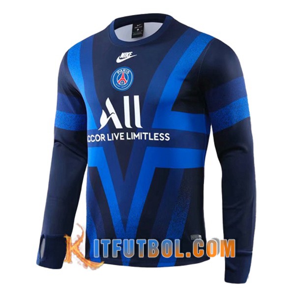 Nueva Entrenamiento Sudadera Paris PSG ALL Azul 19/20