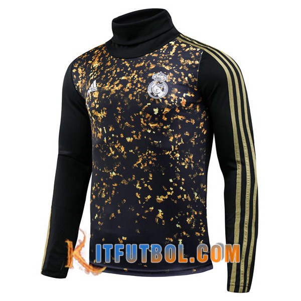 Nueva Entrenamiento Sudadera Real Madrid Adidas × EA Sports FIFA 20 Negro Cuello Alto 19/20