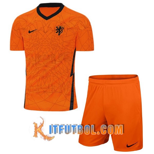 Camisetas Personalizadas Futbol Paesi Bassi Ninos Primera 20/21