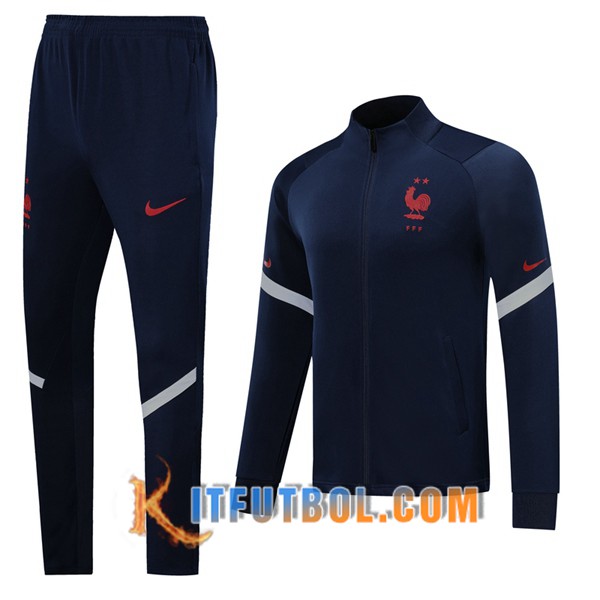 Nueva Chandal Futbol - Chaqueta + Pantalones Francia Azul Real 19/20