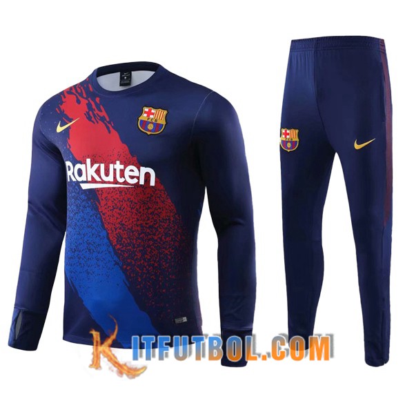 Nueva Chandal Futbol + Pantalones FC Barcelona Azul Roja 19/20
