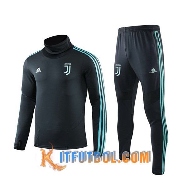 Nueva Chandal Futbol + Pantalones Juventus Cian Cuello Alto 19/20