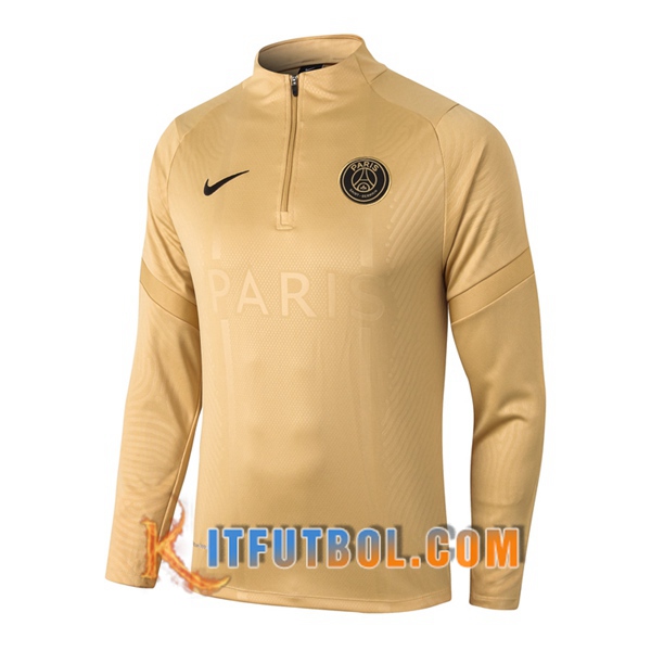 Nueva Entrenamiento Sudadera Pairis PSG Amarillo 20/21