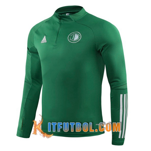 Nueva Entrenamiento Sudadera Feyenoord Verde 20/21