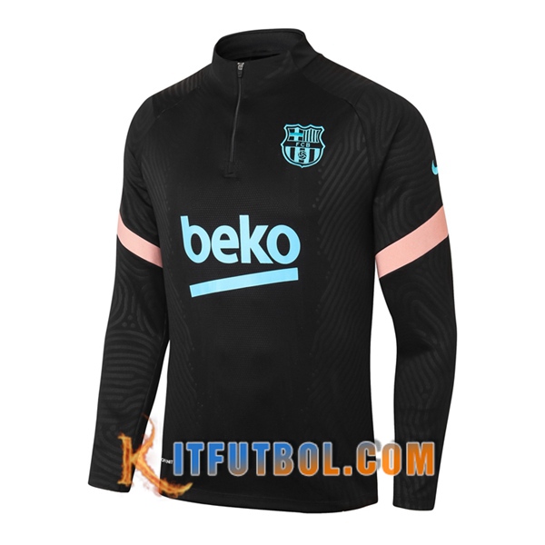 Nueva Entrenamiento Sudadera FC Barcelona Negro 20/21