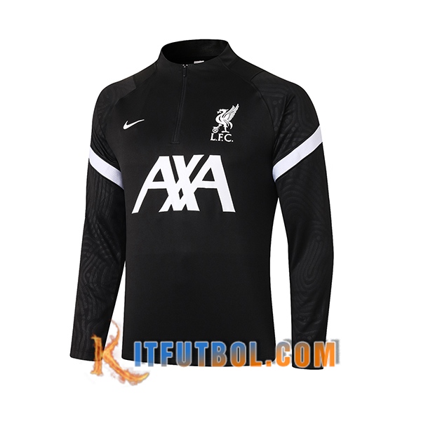 Nueva Entrenamiento Sudadera FC Liverpool Negro 20/21