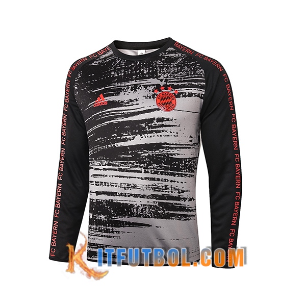 Nueva Entrenamiento Sudadera Bayern Munich Negro 20/21