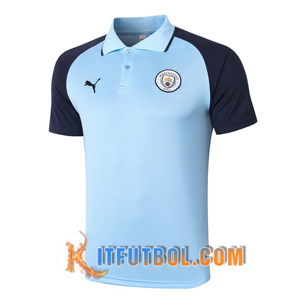 Nueva Polo Futbol Manchester City Azul 20/21