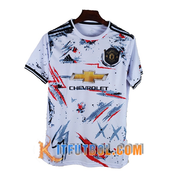Camisetas de entrenamiento Manchester United Blanco 20/21