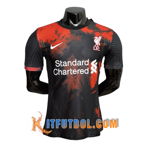 Camisetas de entrenamiento FC Liverpool Negro 20/21