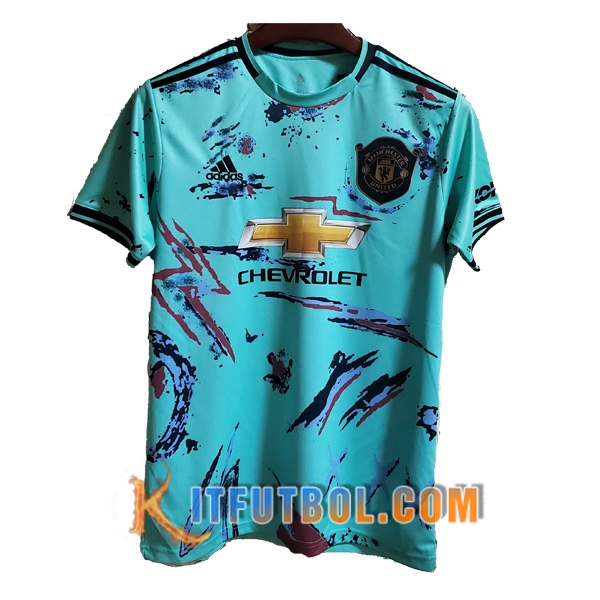 Camisetas de entrenamiento Manchester United Verde 20/21