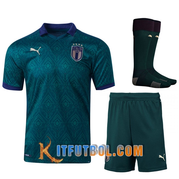 Traje Camisetas Futbol Italia Tercera (Cortos+Calcetines) 20/21