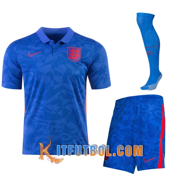 Traje Camisetas Futbol Inglaterra Segunda (Cortos+Calcetines) 20/21