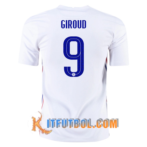 Camisetas Futbol Francia (Giroud 9) Segunda 20/21