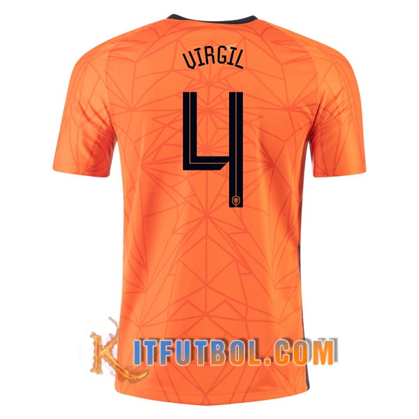 Camisetas Futbol Países Bajos (VIRGIL 4) Primera 20/21