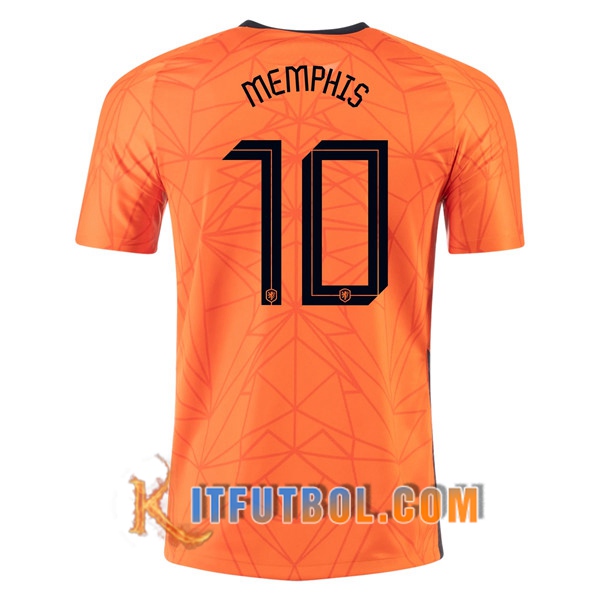 Camisetas Futbol Países Bajos (MEMPHIS 10) Primera 20/21
