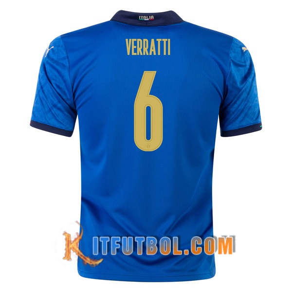 Camisetas Futbol Italia (VERRATTI 6) Primera 20/21