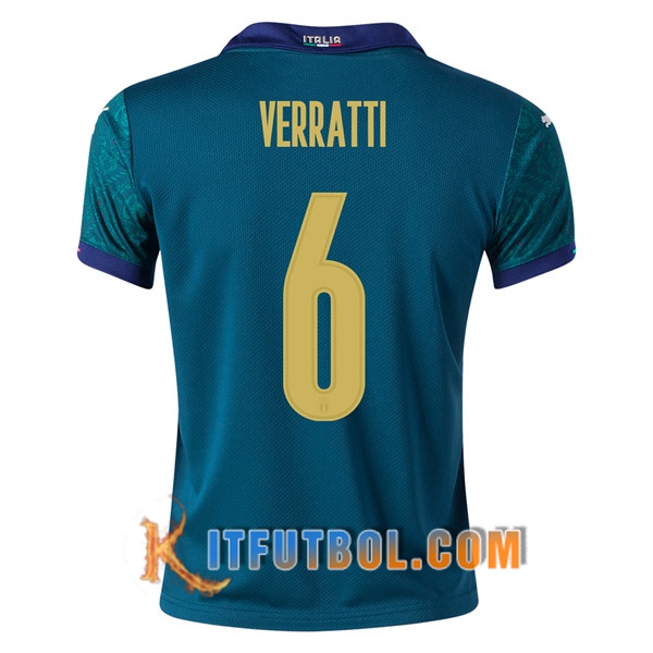 Camisetas Futbol Italia (VERRATTI 6) Tercera 20/21