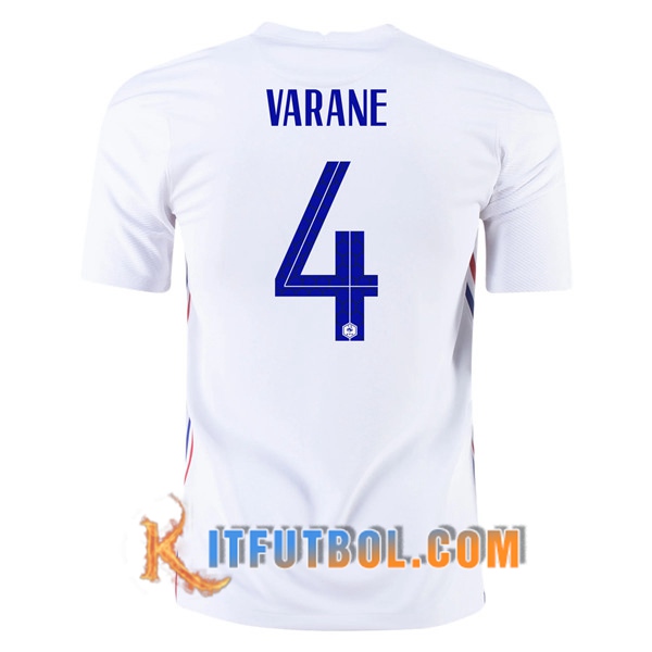 Camisetas Futbol Francia (Varane 4) Segunda 20/21