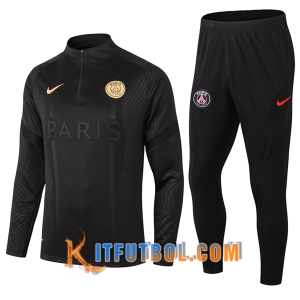 Nueva Chandal Futbol + Pantalones Pairis PSG Negro 20/21
