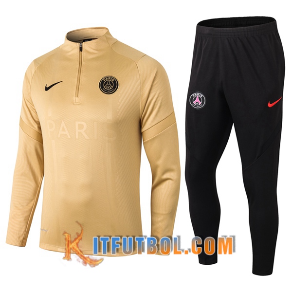 Nueva Chandal Futbol + Pantalones Pairis PSG Amarillo 20/21