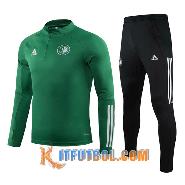 Nueva Chandal Futbol + Pantalones Feyenoord Verde 20/21