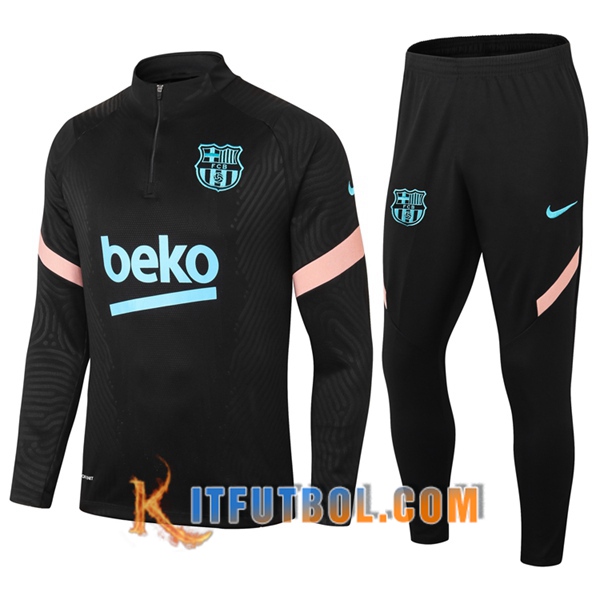 Nueva Chandal Futbol + Pantalones FC Barcelona Negro 20/21