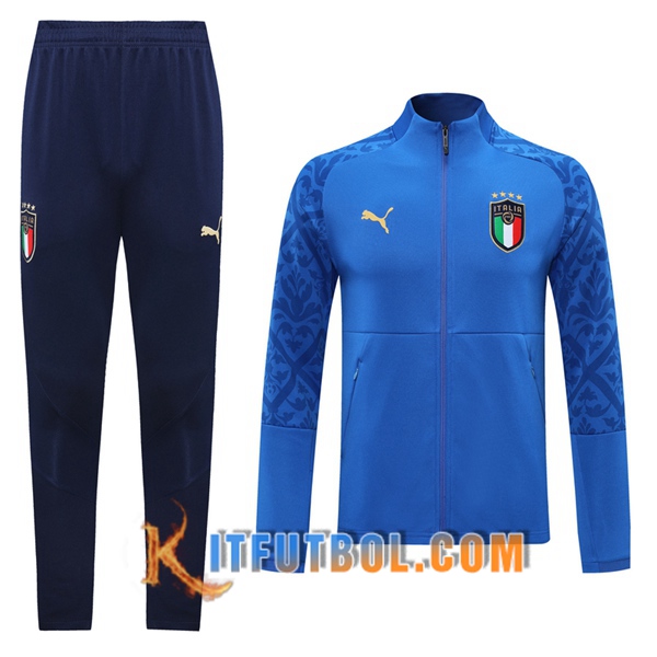 Nueva Chandal Futbol - Chaqueta + Pantalones Italia Azul 20/21