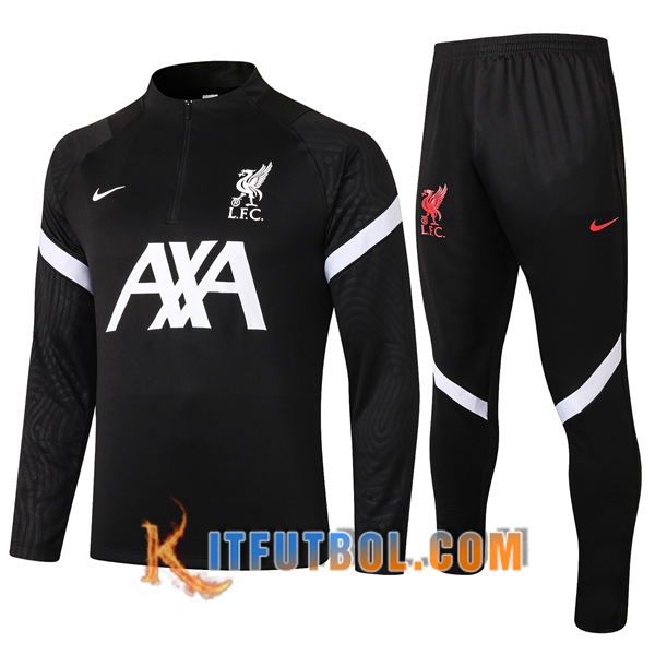 Nueva Chandal Futbol + Pantalones FC Liverpool Negro 20/21