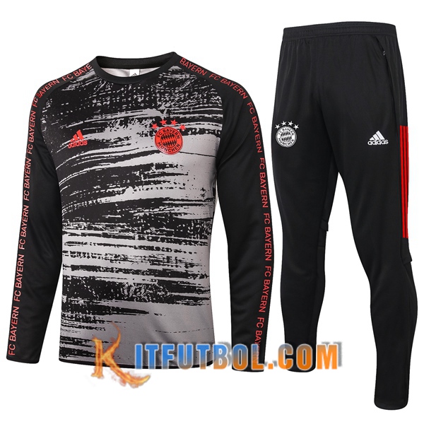 Nueva Chandal Futbol + Pantalones Bayern Munich Negro 20/21