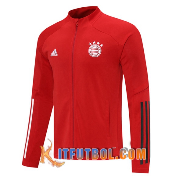 Nueva Chaqueta Futbol Bayern Munich Roja 20/21