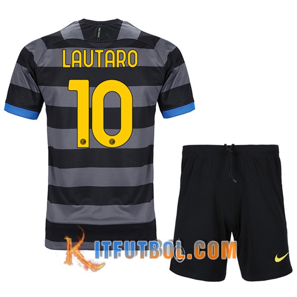 Camisetas Futbol Inter Milan (LAUTARO 10) Ninos Tercera 20/21