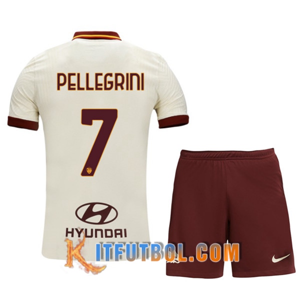 Camisetas Futbol AS Roma (PELLEGRINI 7) Ninos Segunda 20/21